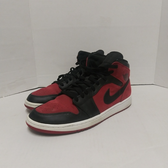 Jordan 1 mid sz 12 gym red black - Picture 1 of 7